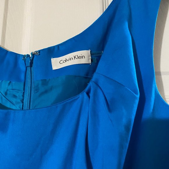 NWT Calvin Klein Turquoise Dress size 6 - Picture 2 of 5